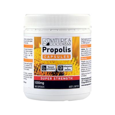 Nature's Goodness Propolis Capsules Super Strength 1000mg 365c